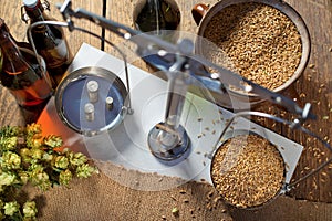 Home Brewing of Beer. photo