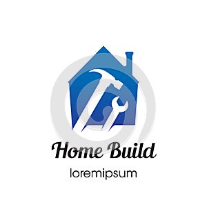 Home Build logo or symbol template design