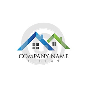 Home building  logo vector icon