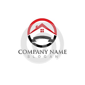 Home building  logo vector icon