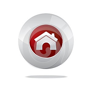 home button. Vector illustration decorative design