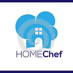 Home chef logo vector element. chef logo template