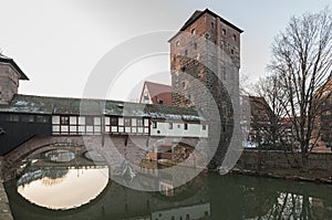 Home of the city`s official executioner Henkerhaus of the city of Nuremberg