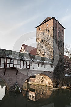 Home of the city`s official executioner Henkerhaus of the city of Nuremberg