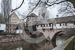 Home of the city`s official executioner Henkerhaus of the city of Nuremberg