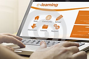 Home computing e-learning photo