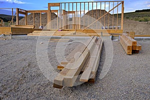 Home Construction Building Structure Wood Frame