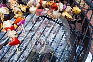 Home Cooked Kabobs on the Grill