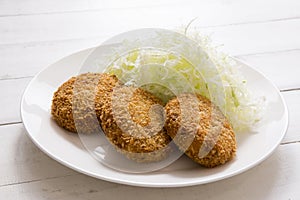 Home cooking croquettes, homemade dishes