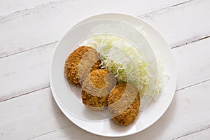 Home cooking croquettes, homemade dishes