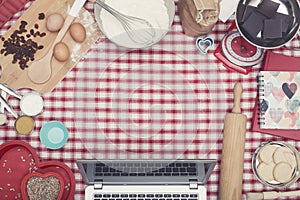 Home cooking laptop hero header