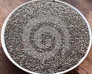 In the home country of chia, in South America, the seeds of Spanish sage began to be consumed about five millennia ago. Chia seeds photo