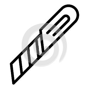 Home cutter icon, outline style