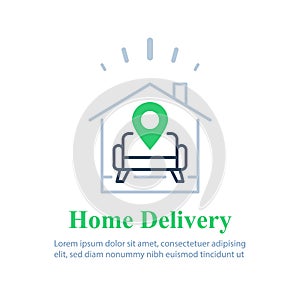 Home delivery services, move house , find apartment to rent, rental estate