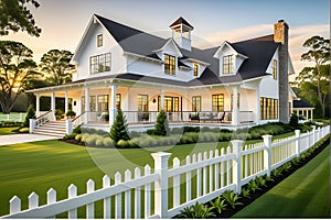 Home design exterior view real estate concept