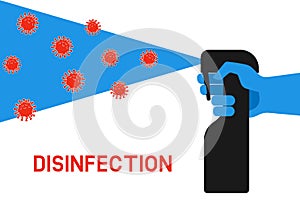 Home Disinfection Concept