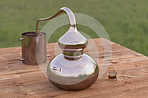 Home distilling still pot