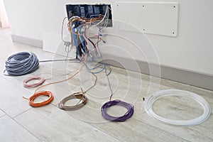 Home electrical wiring photo