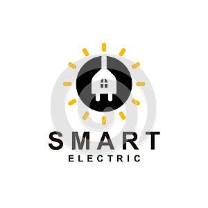 Home electricity logo template designs  illustration