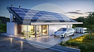 Home electricity scheme with battery energy storage system on mo