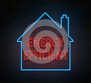Home energy efficiency concept.