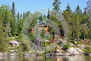 A Home on the Entrance into Boundary Waters Canoe Area