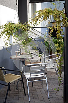 Home exterior patio.