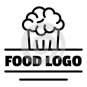 Home food logo, outline style