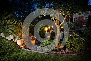 Home garden illumination lights photo