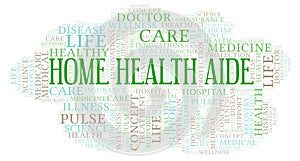 Home Health Aide word cloud