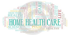 Home Health Care word cloud