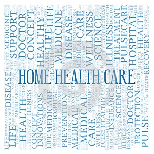 Home Health Care word cloud