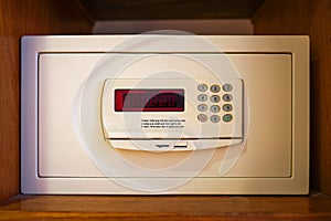 Home or hotel safe with keypad