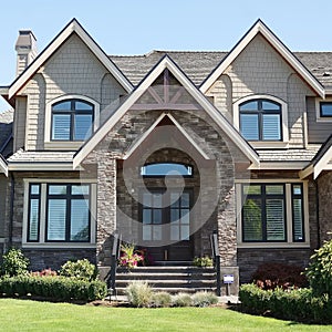 Home House Exterior Canada Roof Peak Details