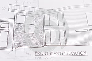 Home House Exterior Construction Plan Drawing Details