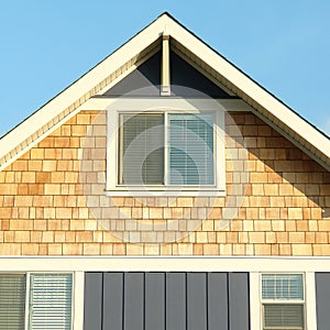 Home House Exterior Siding Roof Gable photo