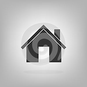 Home house icon vector illustration real estate concept for graphic design, logo, web site, social media, mobile app, ui