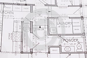 Home House Interior Construction Plan Drawing Details