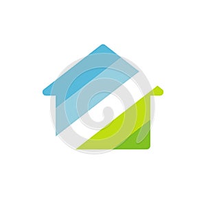 Home or house logo design, real estate icon - Vector