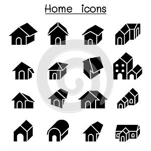 Home, House, Residential ,Apartment icon set