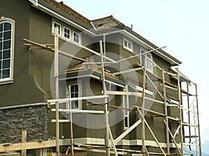 Home House Under Construction