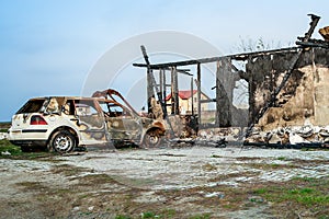 Home houses Car vehicles burned insurance