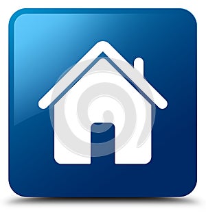 Home icon blue square button