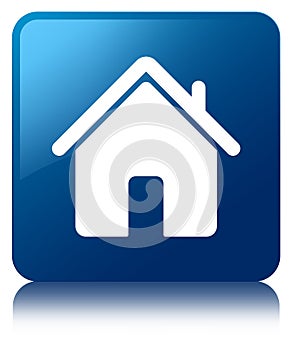 Home icon blue square button
