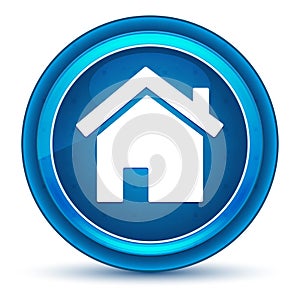 Home icon eyeball blue round button