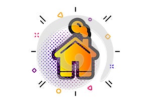 Home icon. House sign. Vector