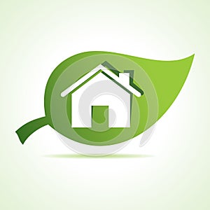 Home icon at leaf
