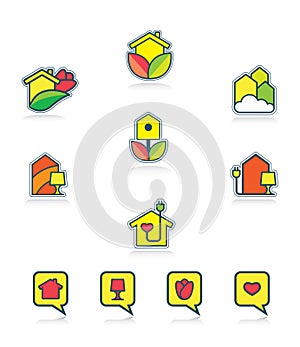 Home icon set