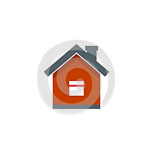 home icon, vector real estate house, vector symbol EPS10