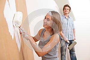 Home improvement: Young couple